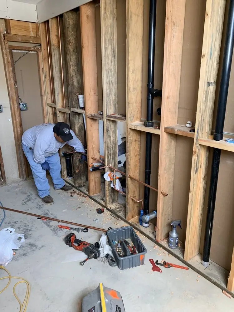 Commercial rough-in plumbing for Commercial Plumbing in North Franklinton